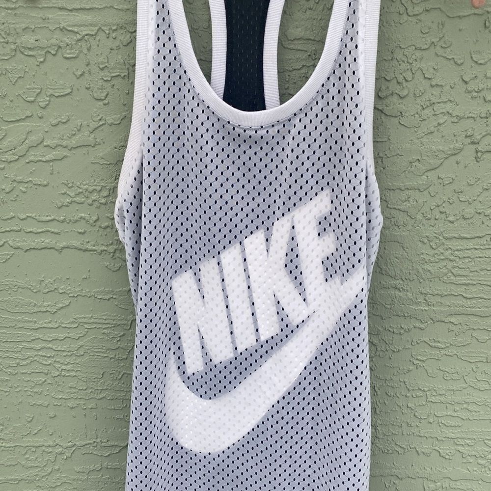 Nike Mesh Overlay Razorback Jersey Tank Top Sz S - Picture 5 of 13